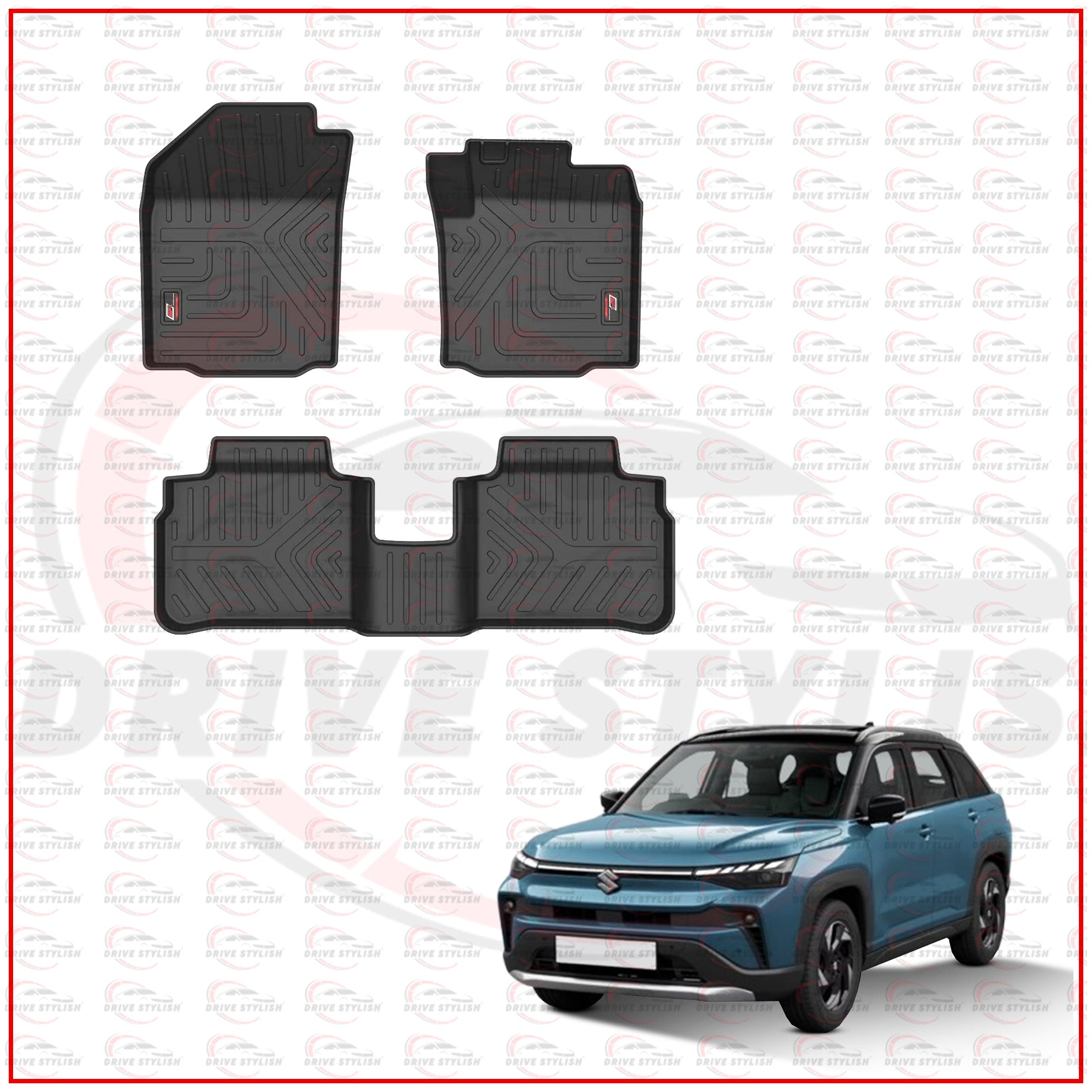 GFX Lifelong Floor  Mats for Maruti Suzuki Victoris 2025 Onwards
