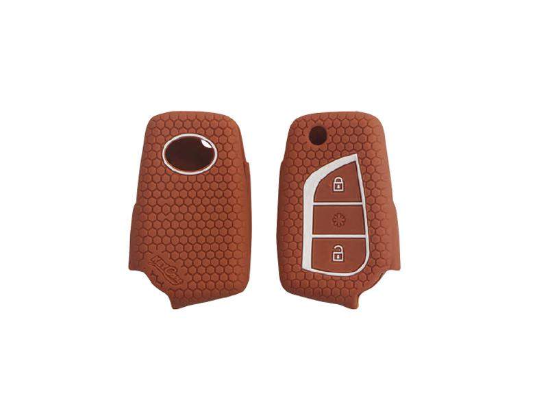 Silicone Car Key Cover for Toyota KC-42