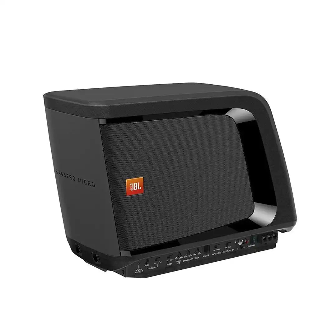 JBL BassPro Micro - Car Subwoofer (Compact Powered Subwoofer Enclosure)