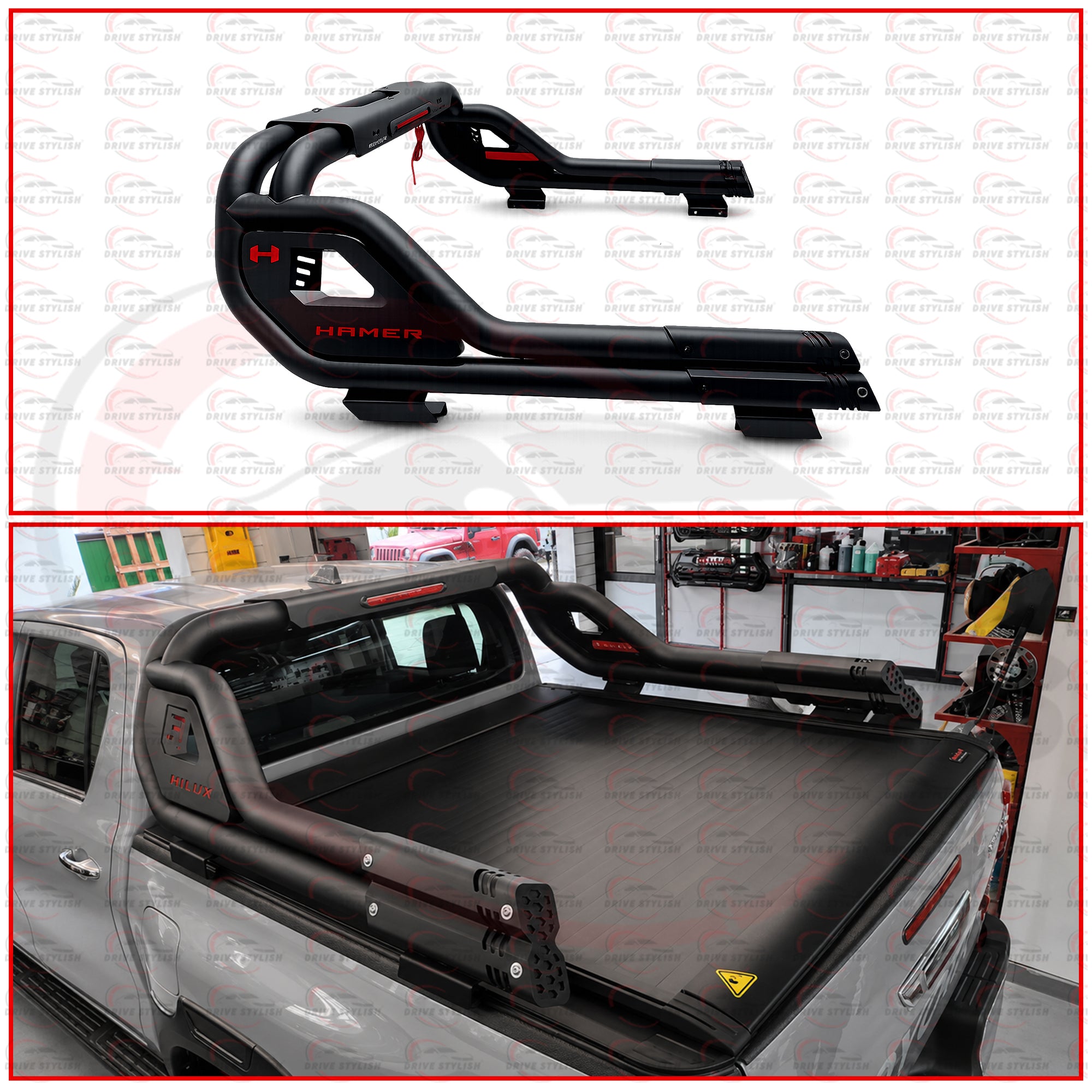 Isuzu D-Max Hamer Night Fury Roll Bar 