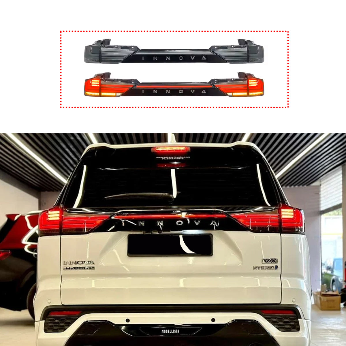 Tail Lights for Innova Hycross with LED