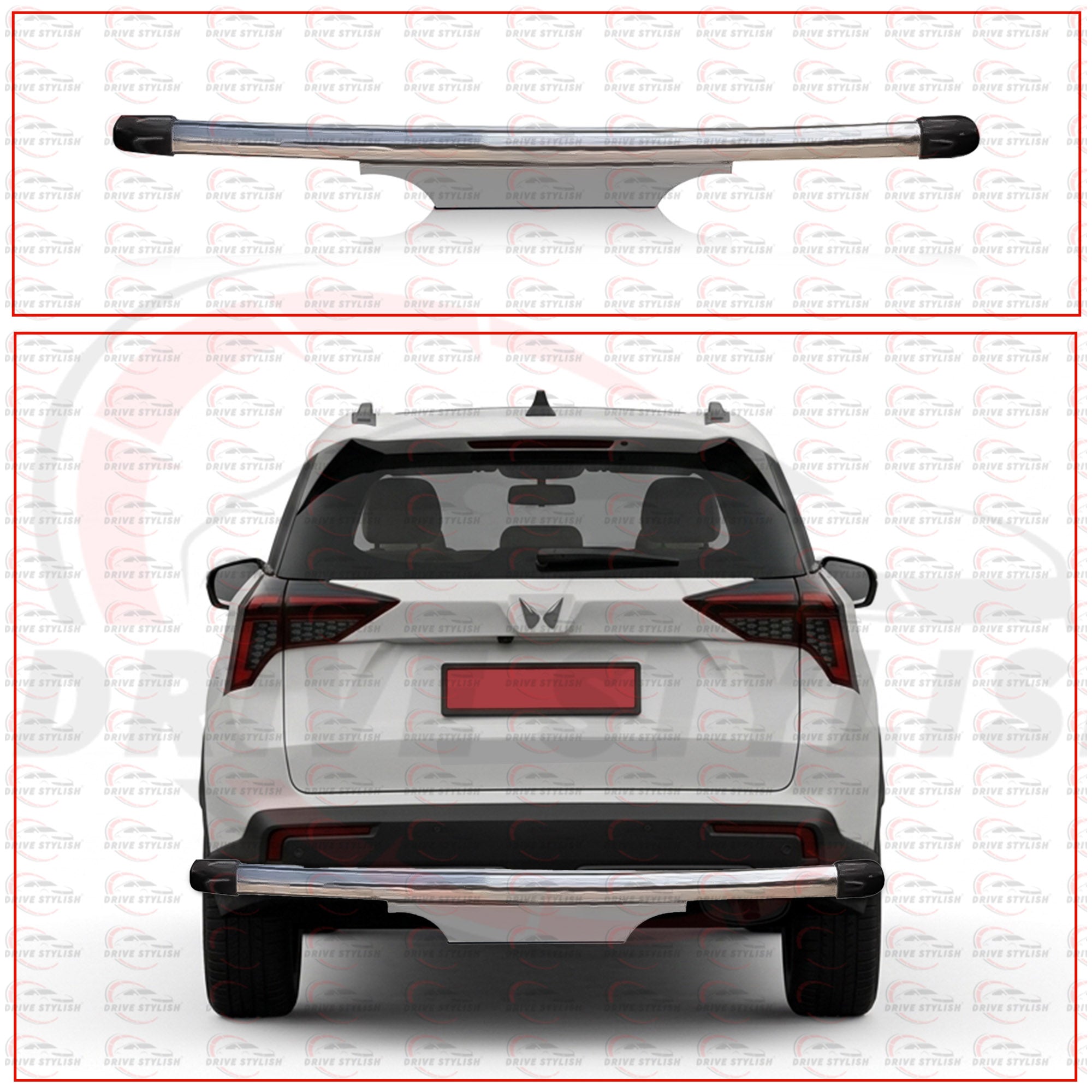 Steel Rear Bumper Guard for Mahindra XEV Accessories 9S 2026