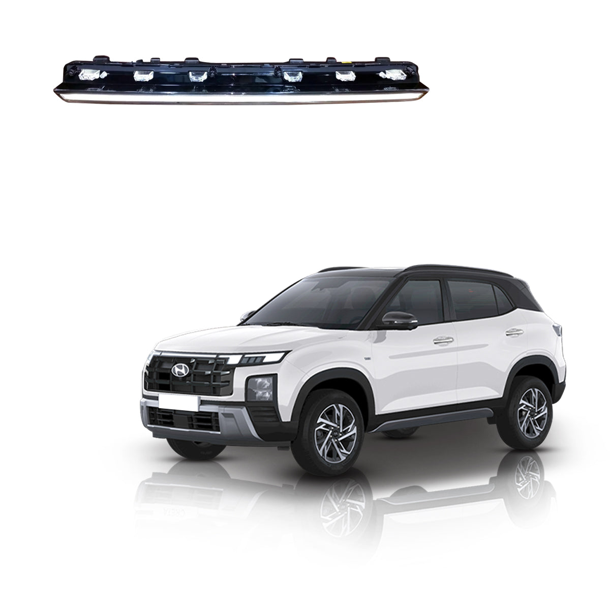 Creta 2024 Bonnet DRL Lights