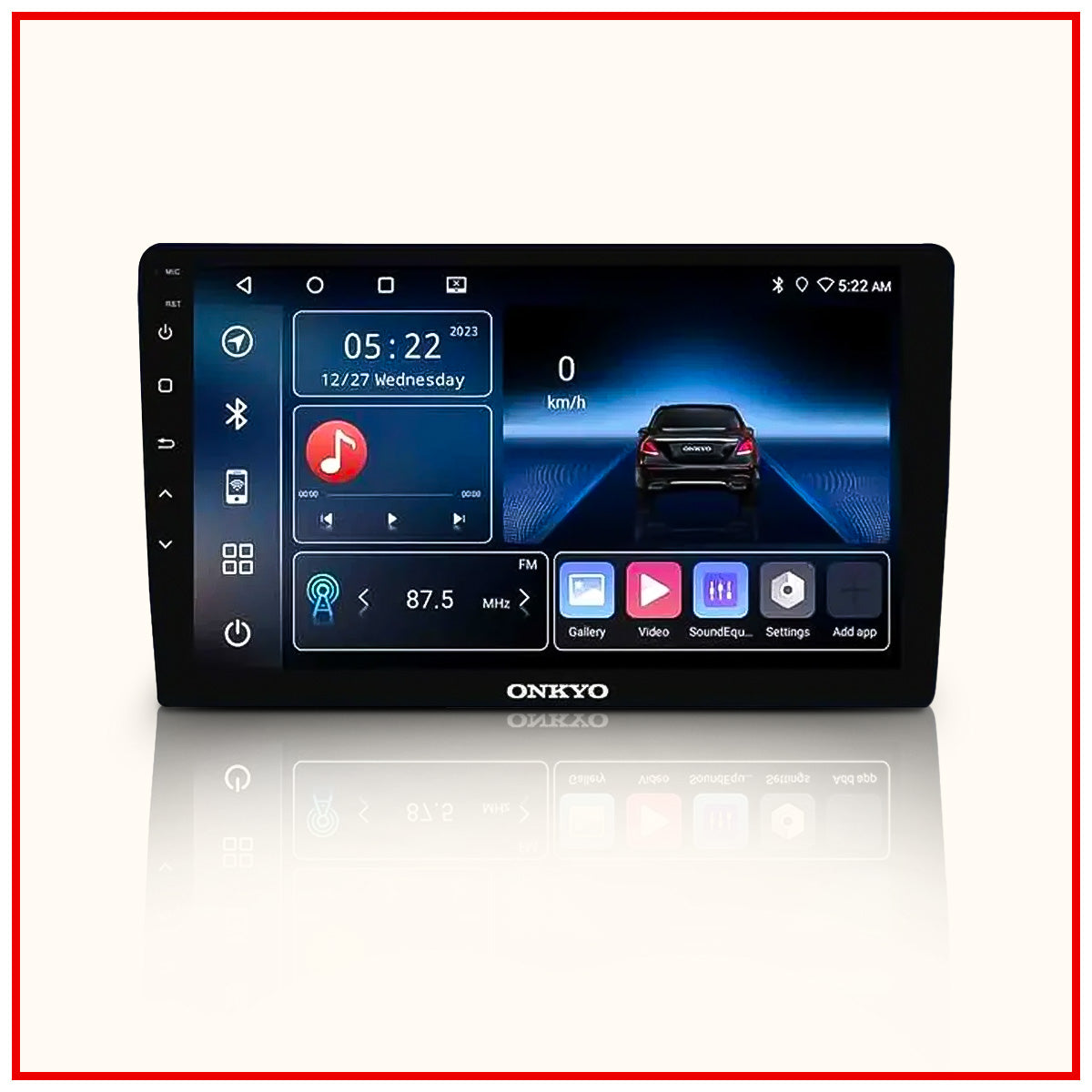 Onkyo X-QD 1120 car stereo Certified Licence Apple Car Play & Android