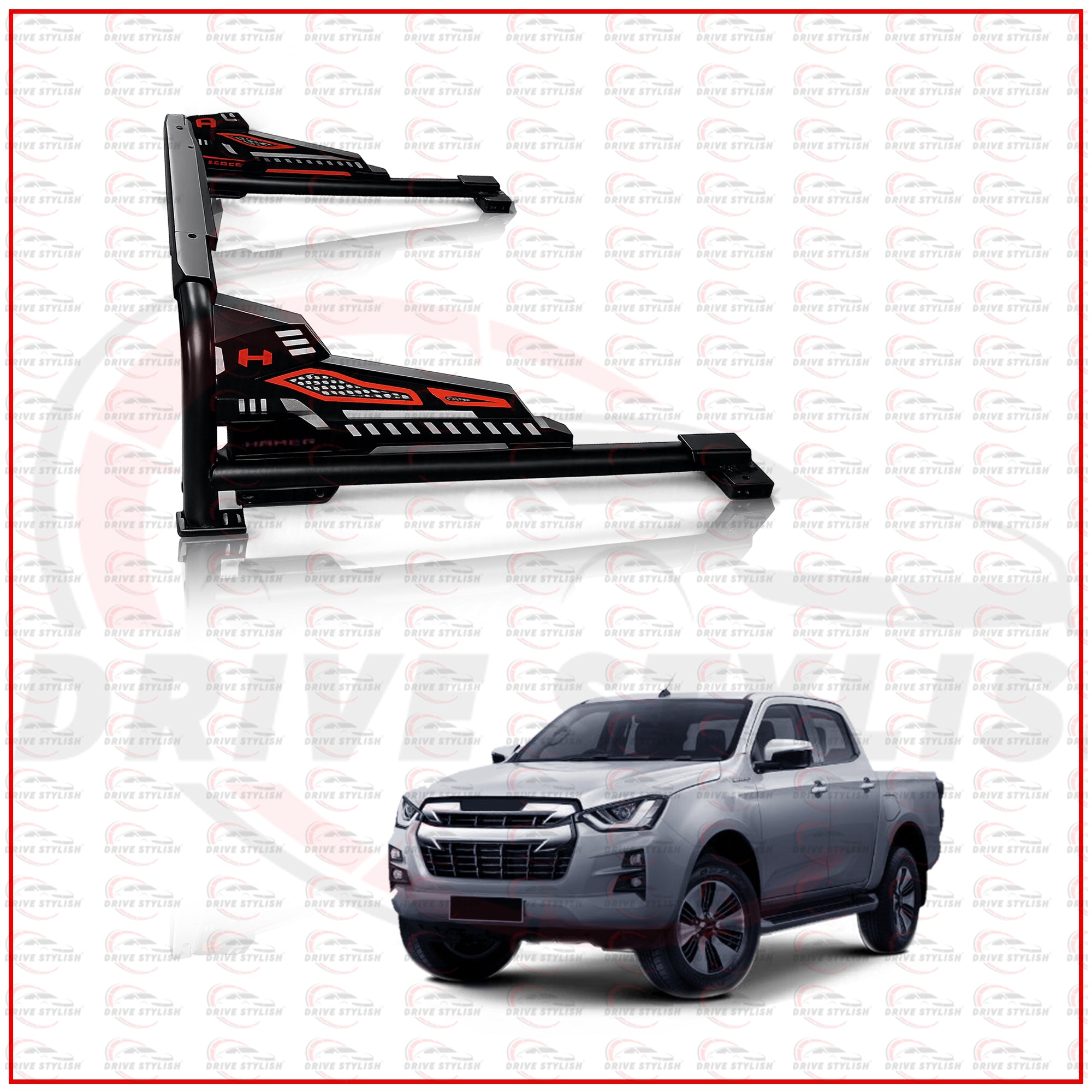 Isuzu D-Max Roll Bar Thunder Design