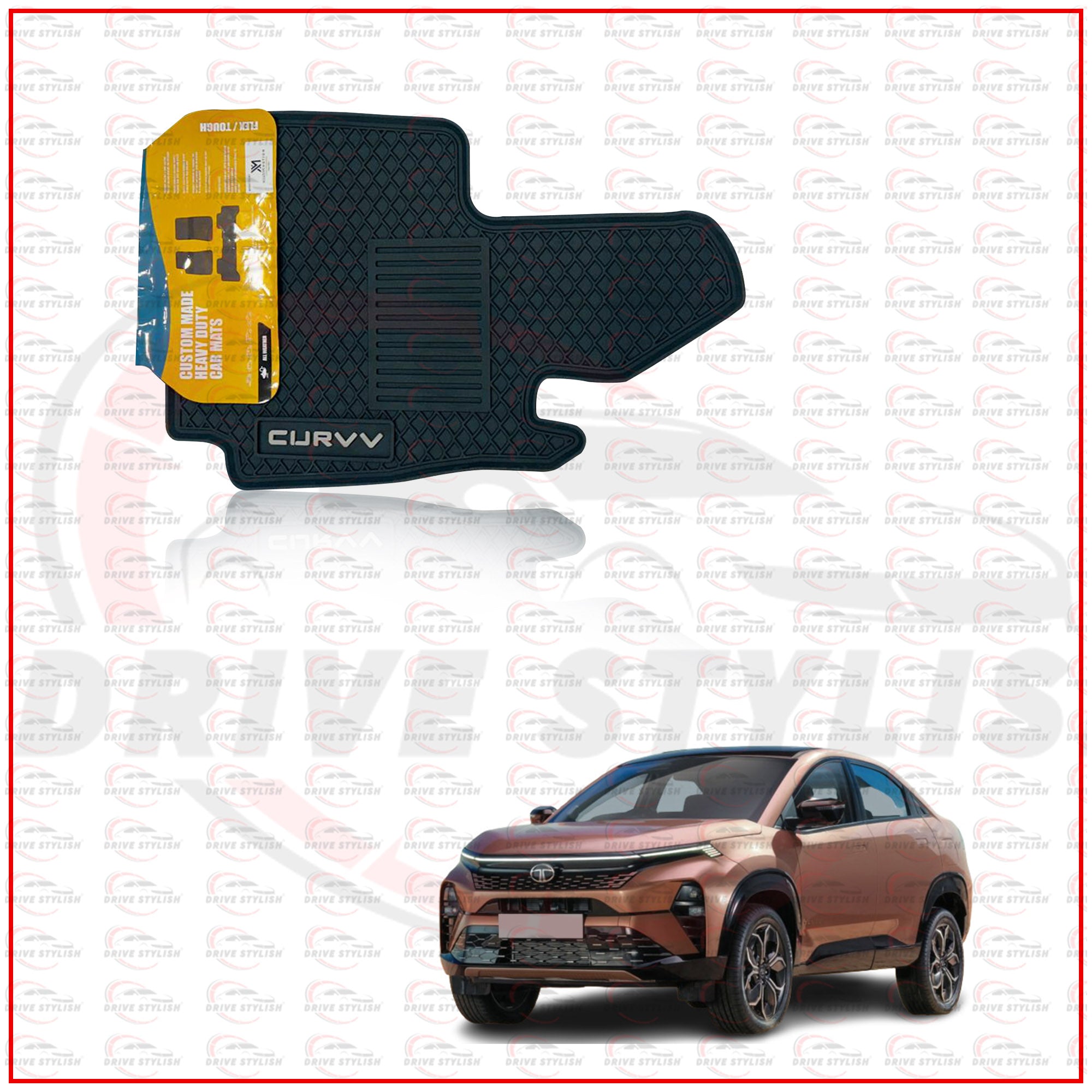 Tata Curvv Soft-texture Rubber Mats