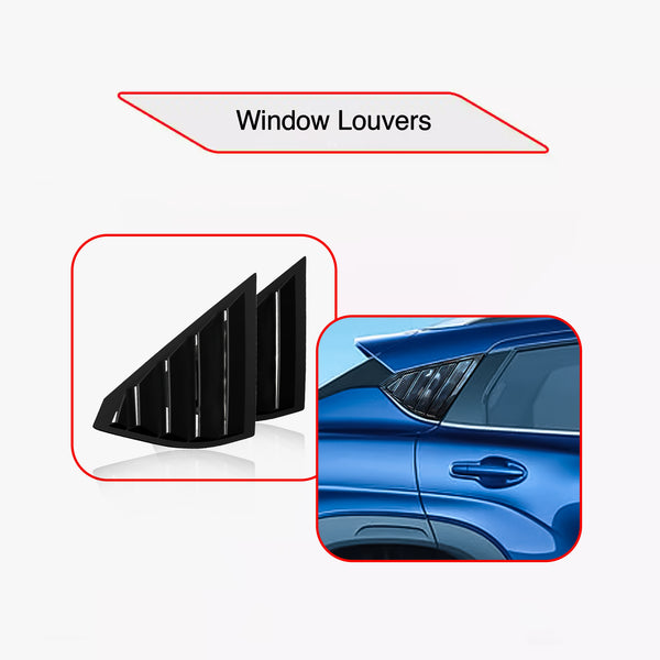Rear Window Louvers for Car