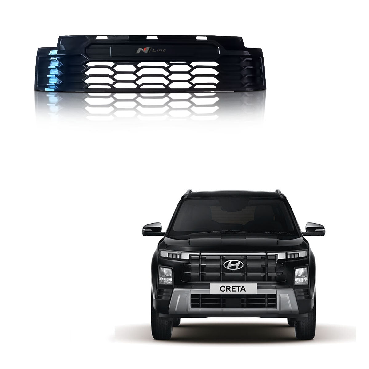 Creta 2024 Front Grill N-line Style