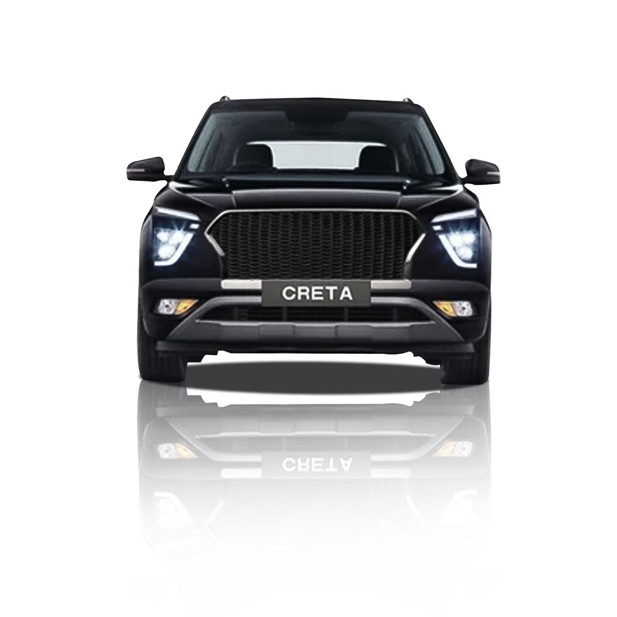 Creta 2020 Front Grill Honeycomb Design