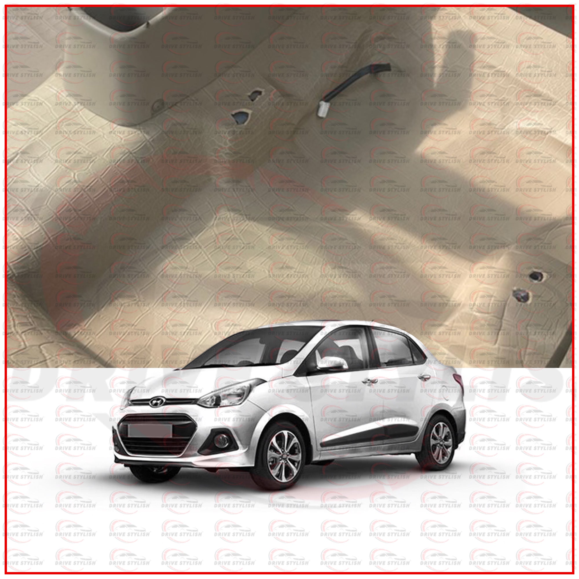 Car Flooring Lamination for Hyundai Xcent 2017