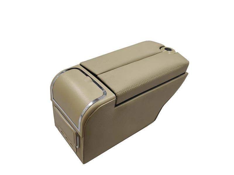 Drivestylish Universal Car Armrest- BMW Design(Beige)