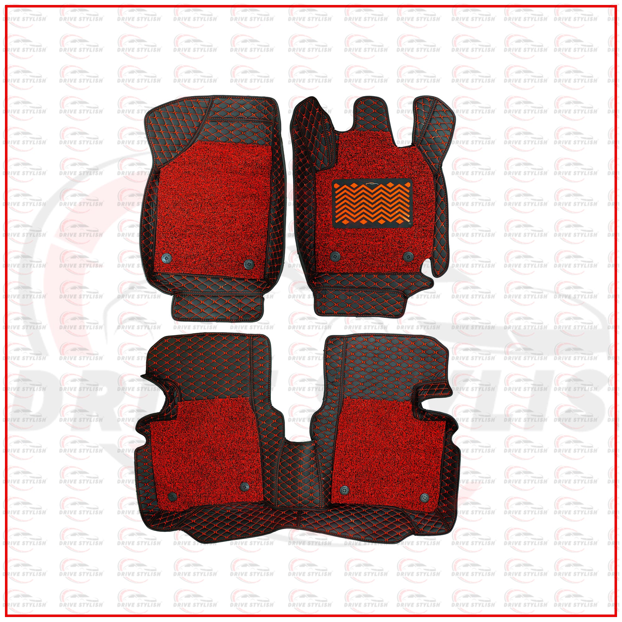 7D Mats for Maruti Suzuki Victoris- Red