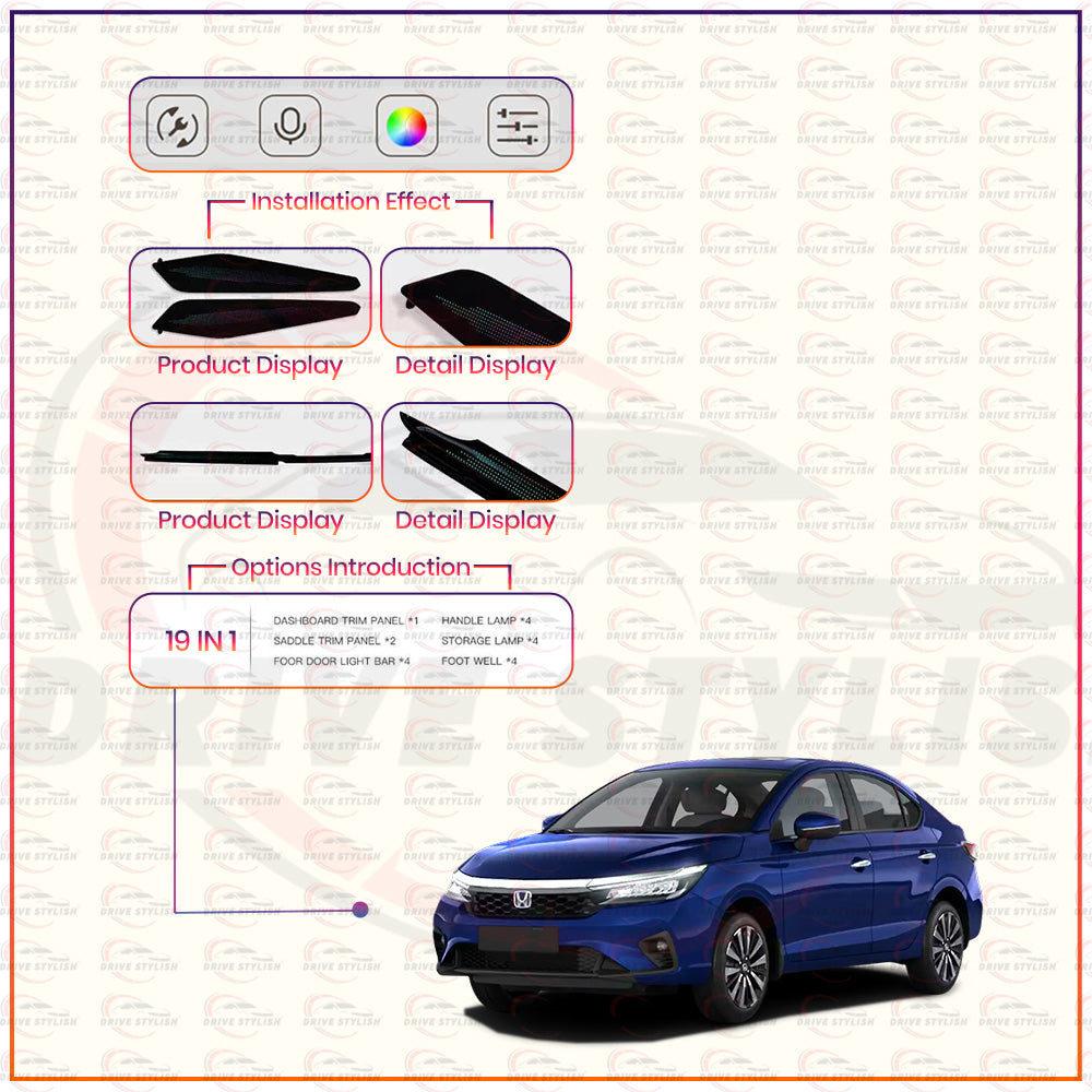 Ambient Light for Honda City 2020
