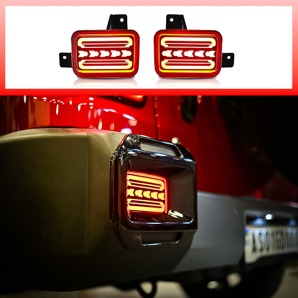 LED Reflector Lights for Mahindra Thar Roxx 2024 Onwards