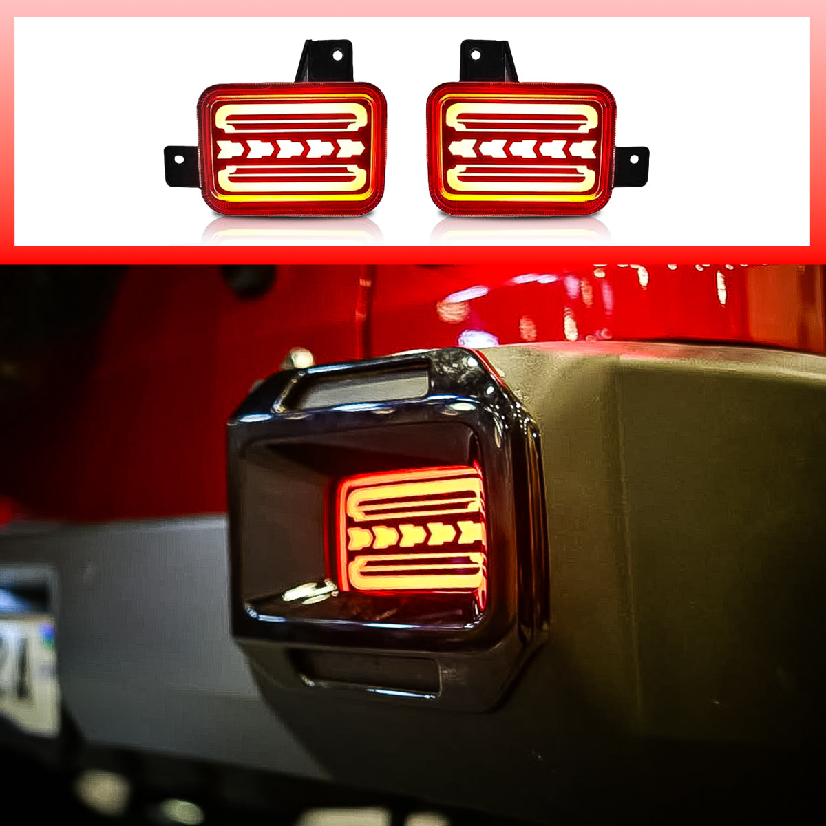 LED Reflector Lights for Mahindra Thar Roxx 2024 Onwards