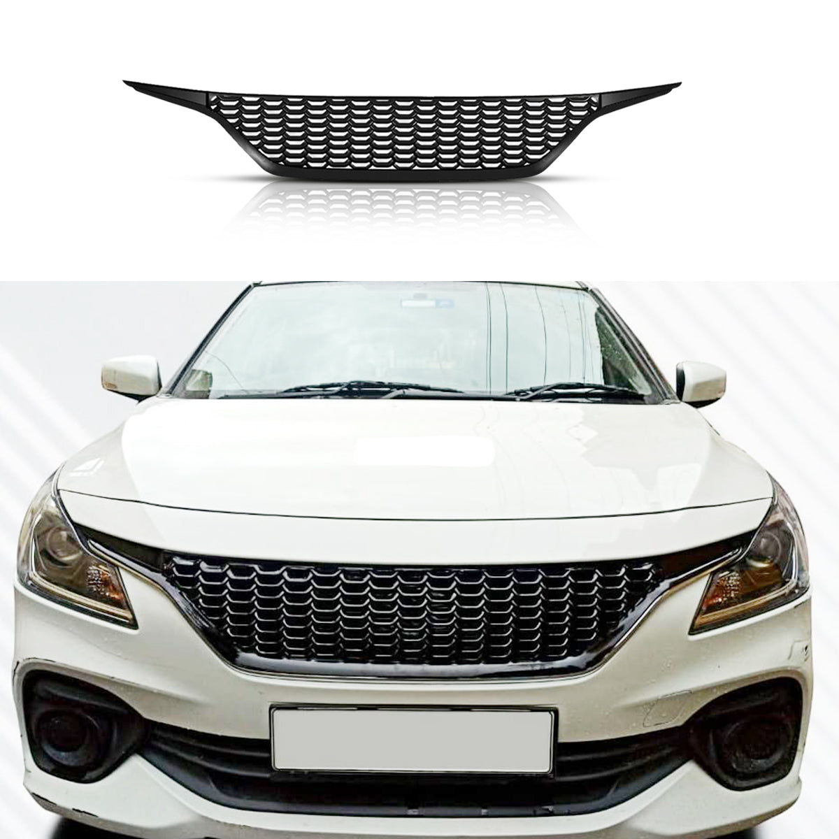 Baleno Front Grill Honeycomb Design