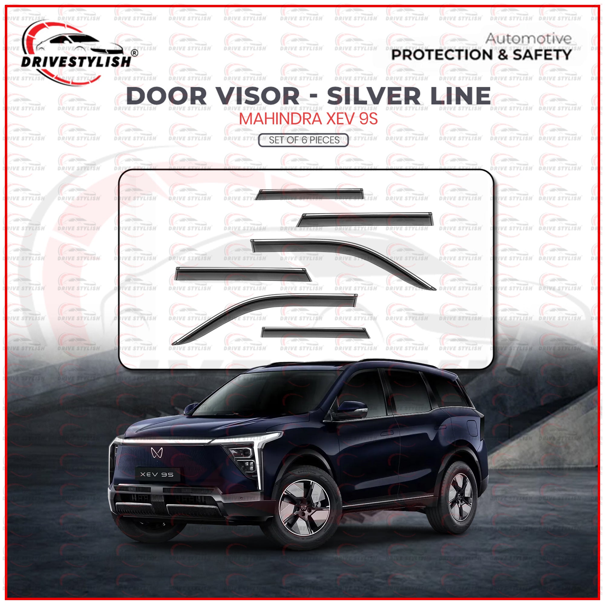 Door Visors for Mahindra XEV 9S 2026