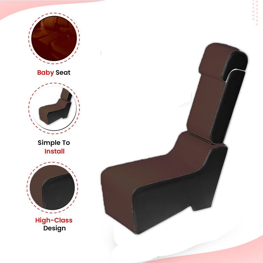 Innova Hycross Wooden  Armrest - Coffee