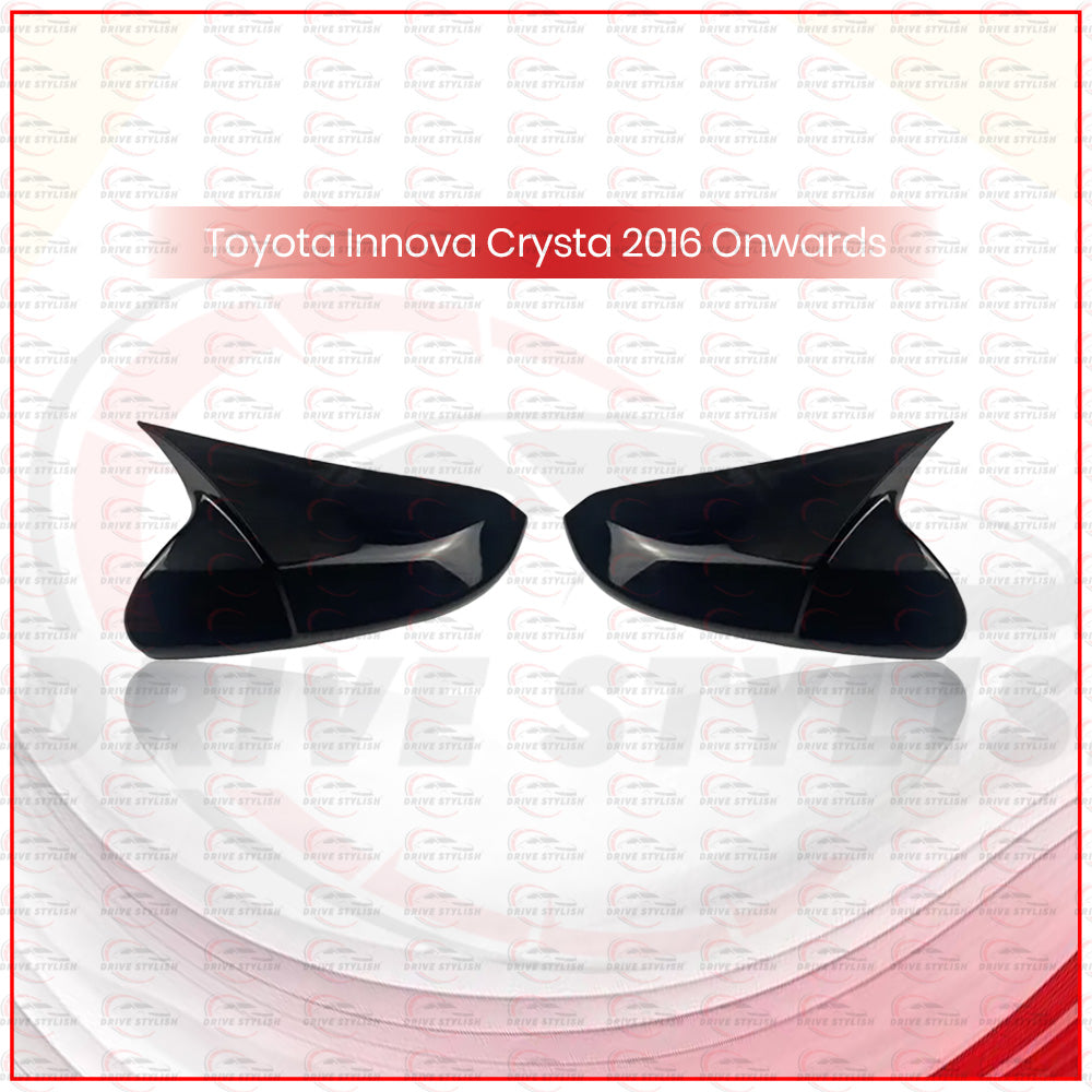 Batman Side Mirror Cover for Toyota Innova Crysta 2016 Onwards