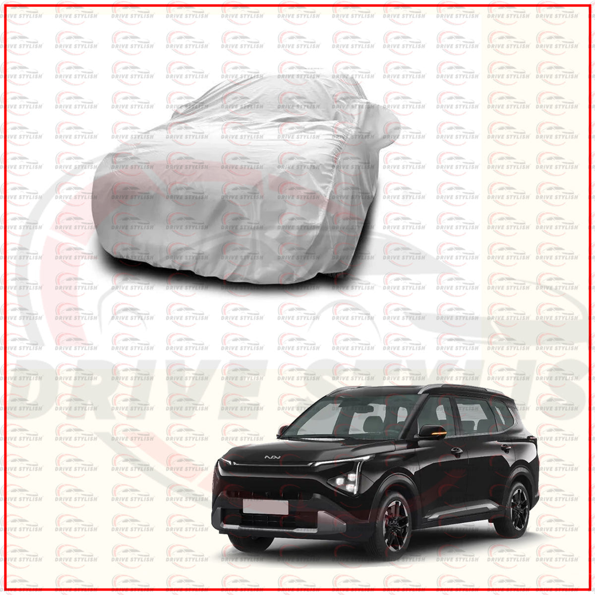 Silver Body Cover for  Kia Caren Clavis
