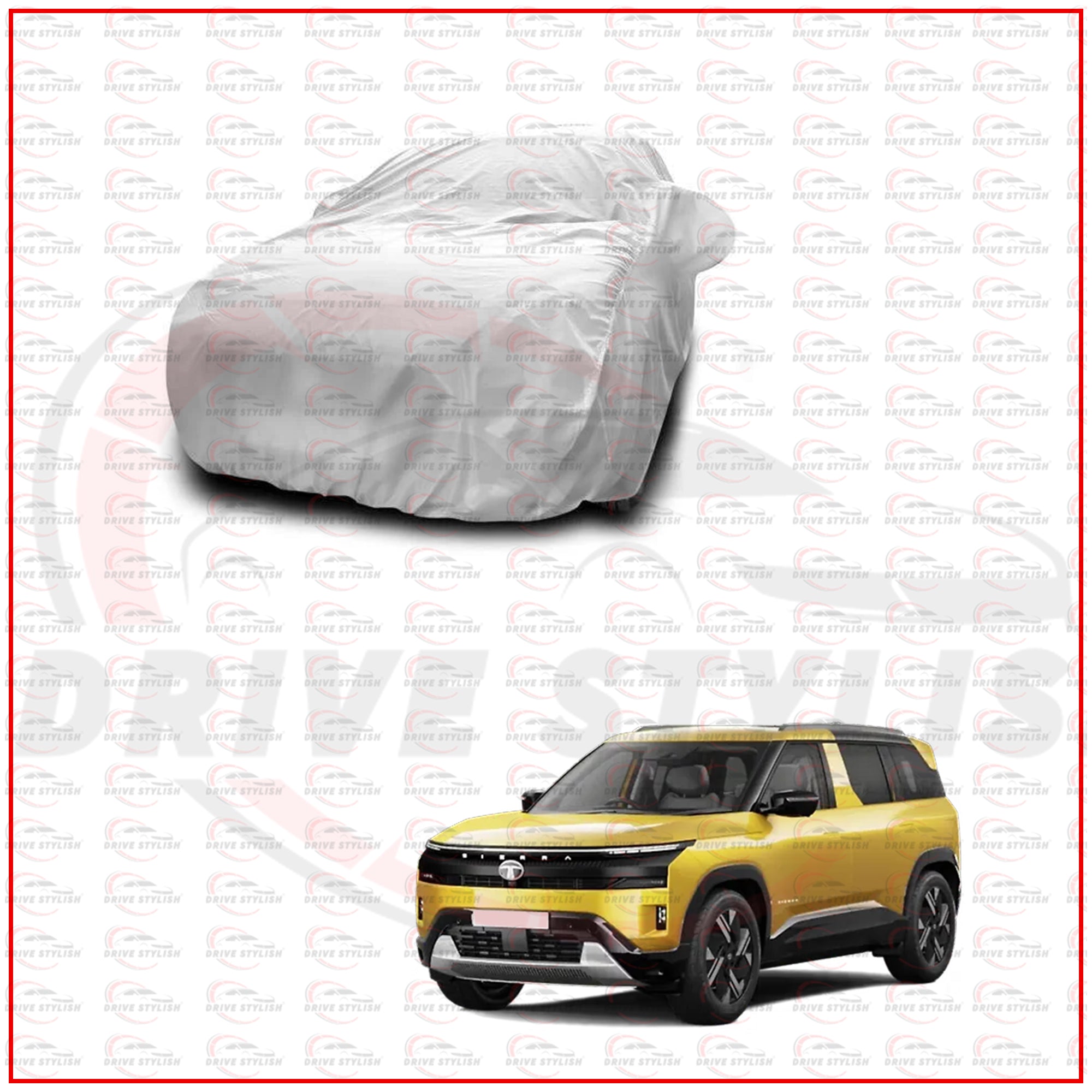 Silver Body Cover for Tata Sierra 2026 
