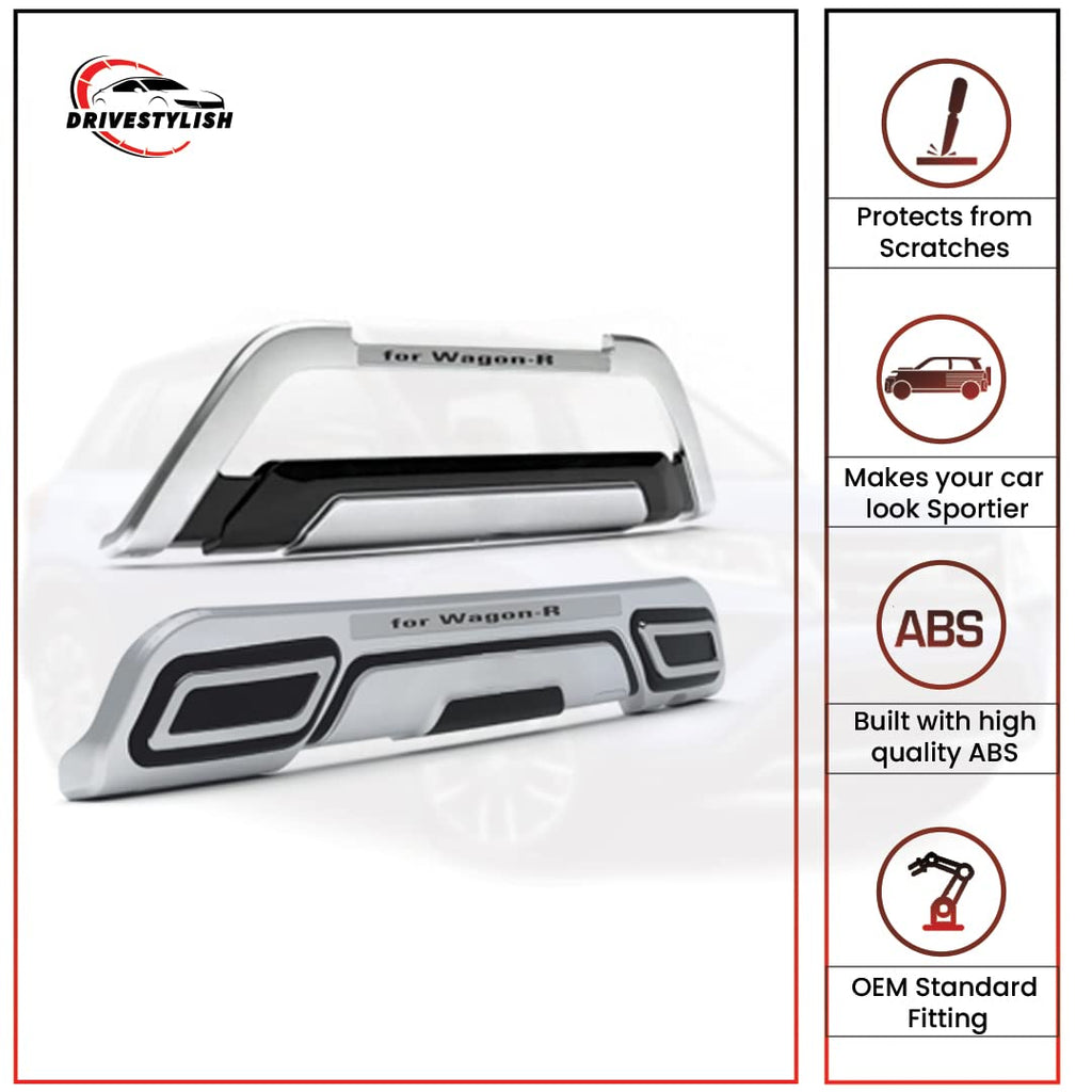 Suzuki Wagon R 2019 - Front and Rear Bumper Guard Protection
