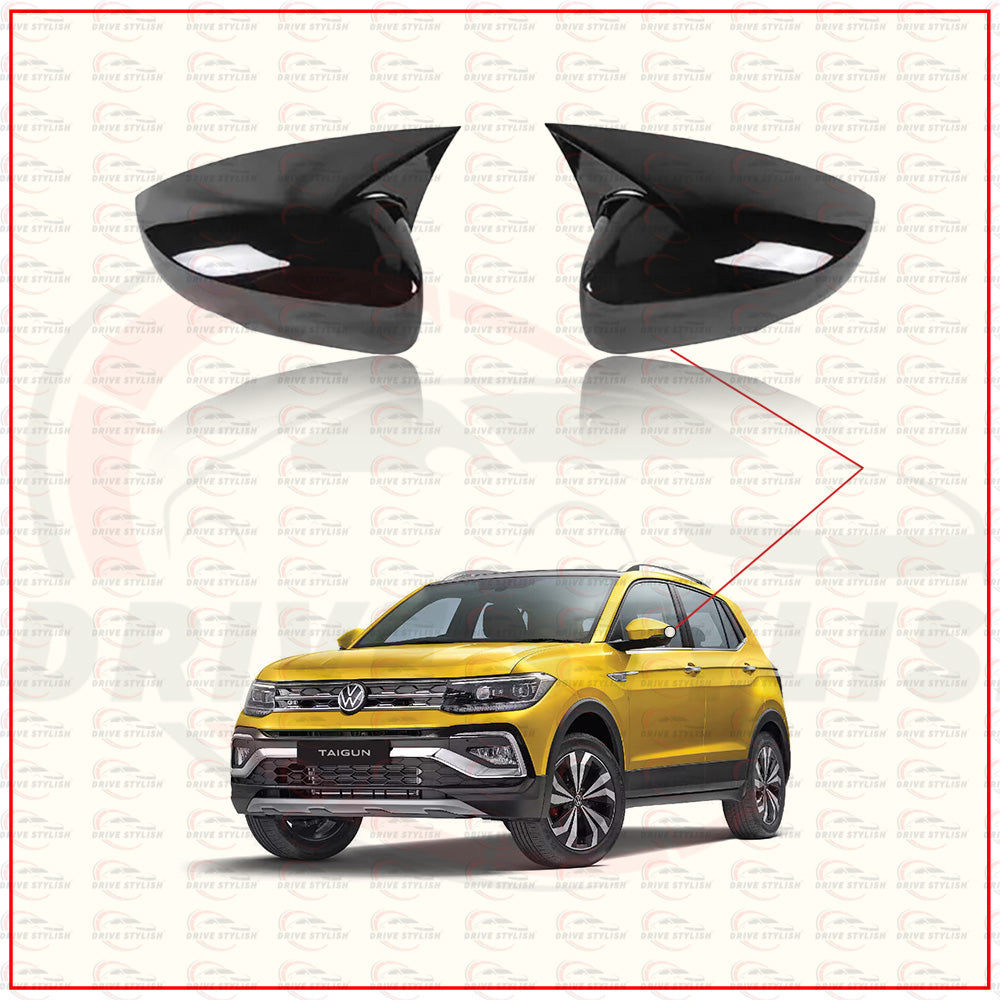 Batman Side Mirror Cover for VW Taigun 2021 Onwards