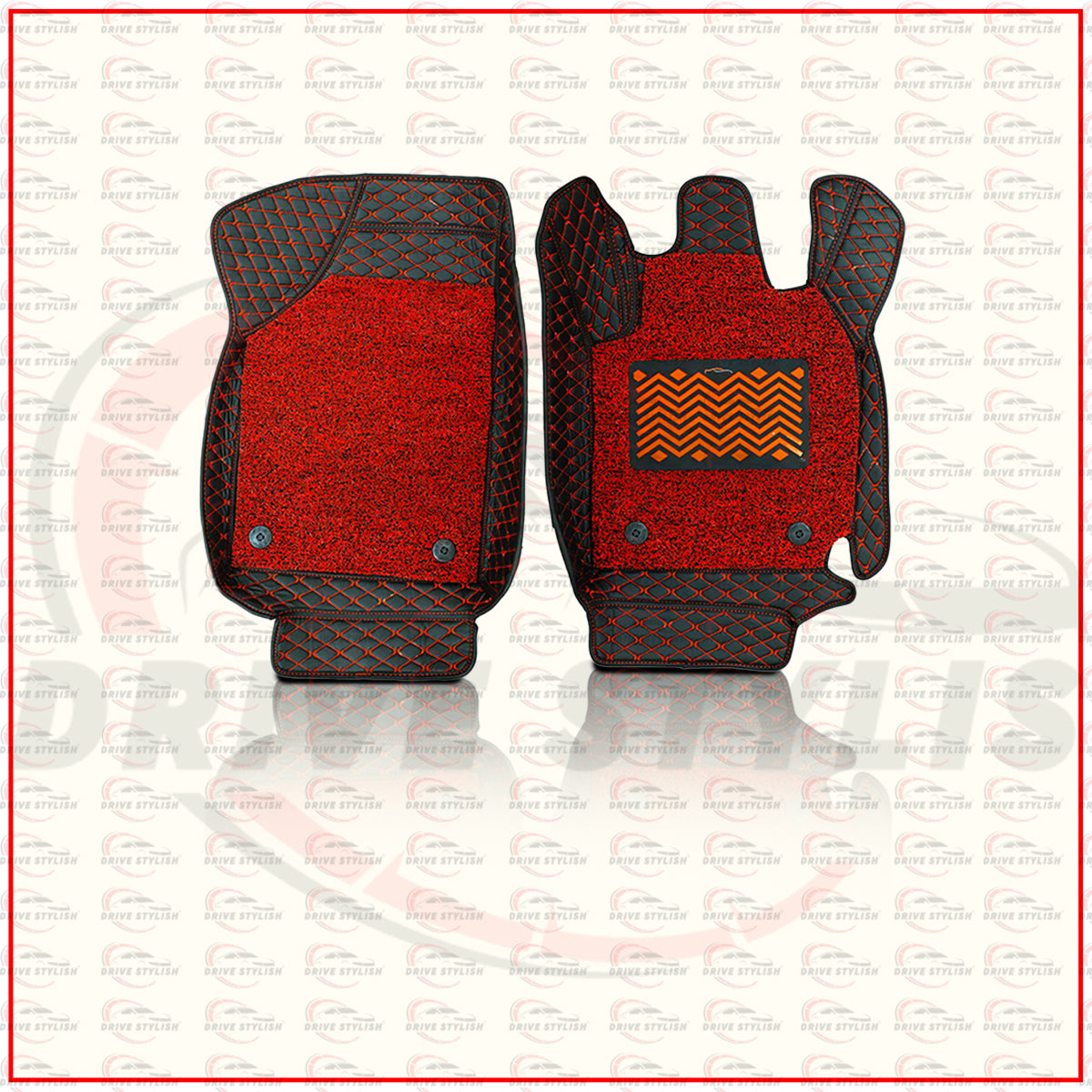 7D Mats for Tata Sierra in Red 