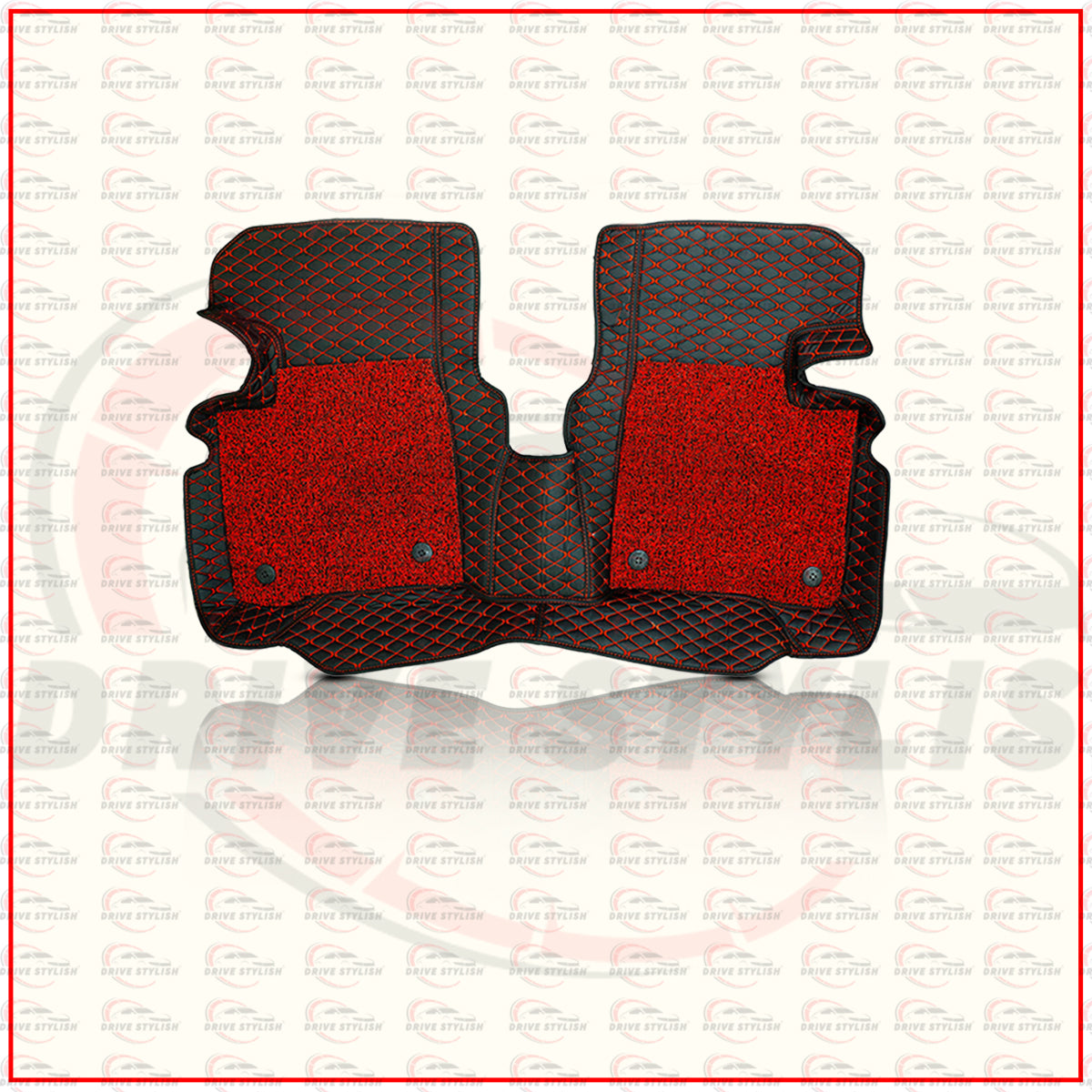7D Mats for Tata Sierra in Red 