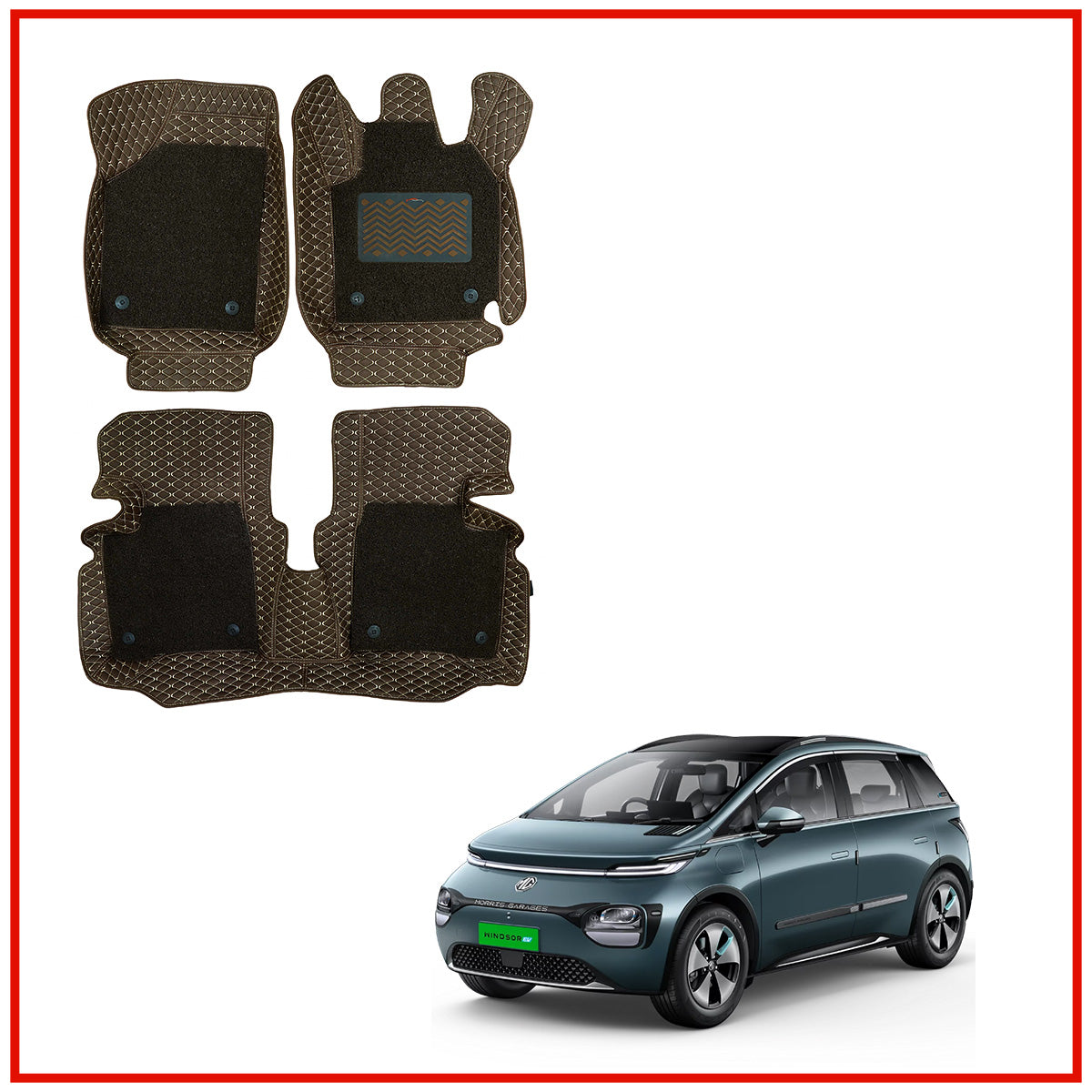 7D Floor Foot Mats For MG Windsor