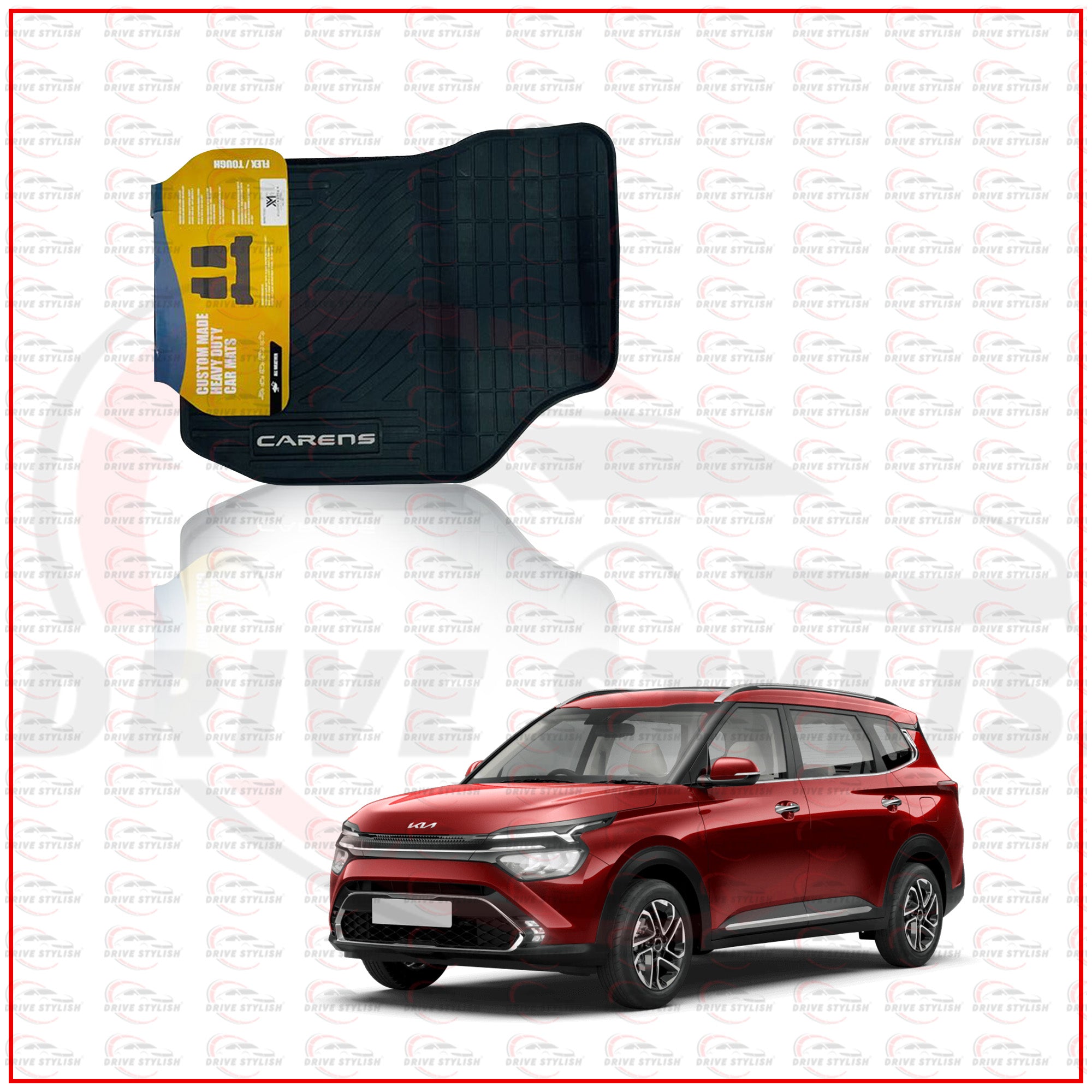 Kia Carens Rubber Floor Mats