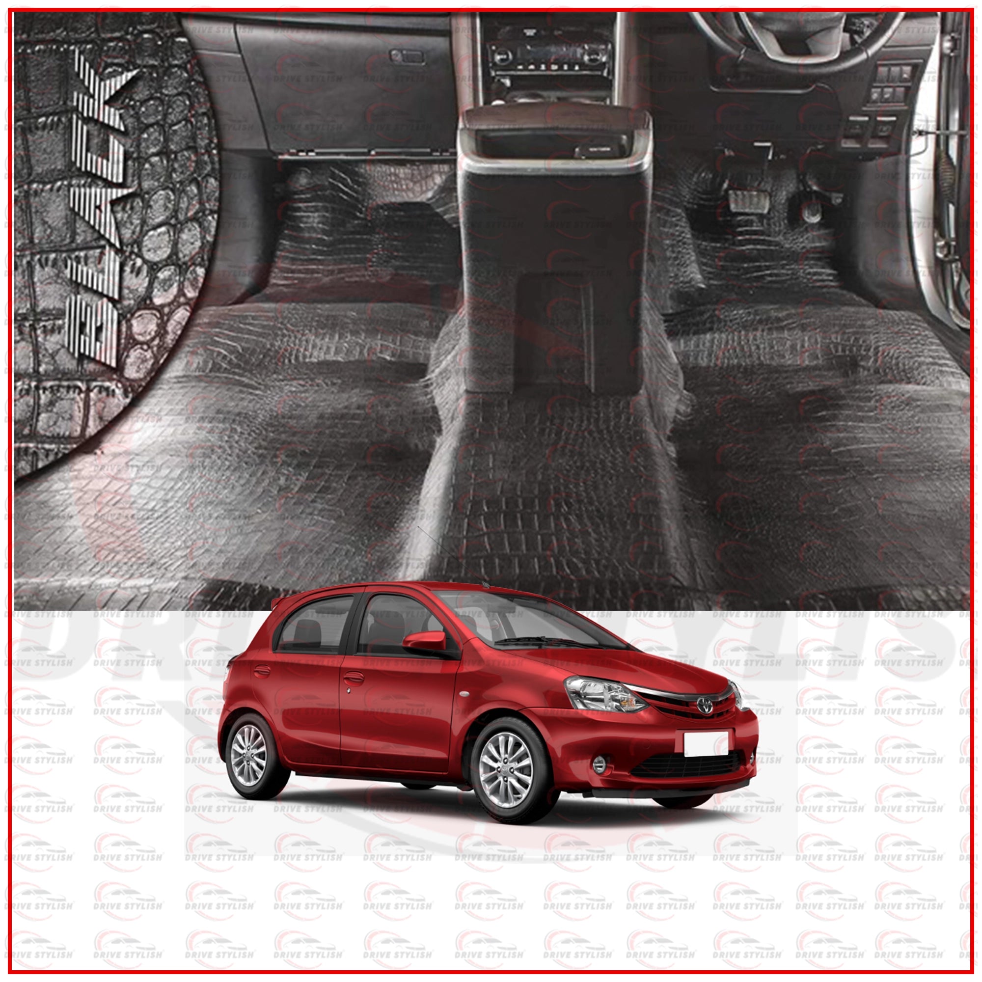 Car Flooring Lamination for the Toyota Etios