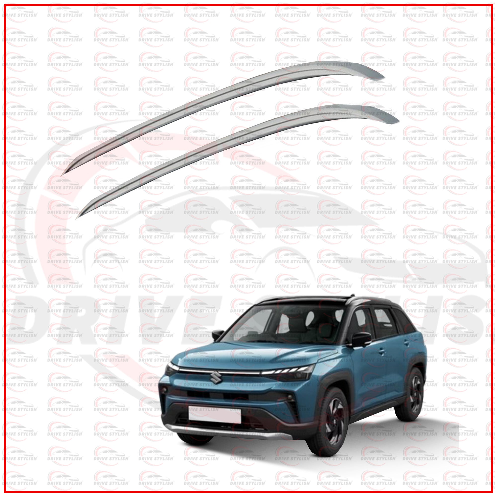 Maruti Victoris Roof Rail Silver ABS 