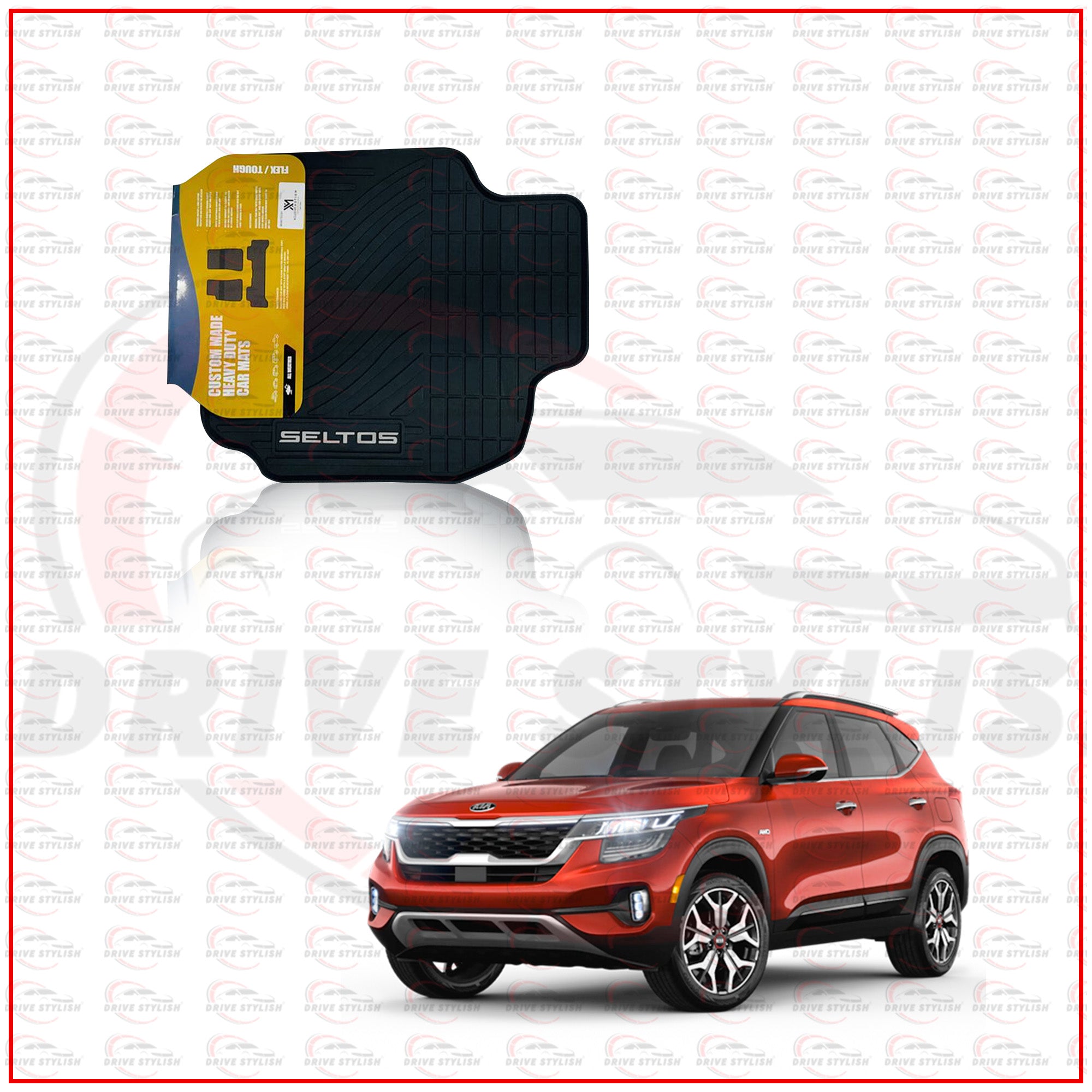 Kia Seltos Rubber Floor Mats