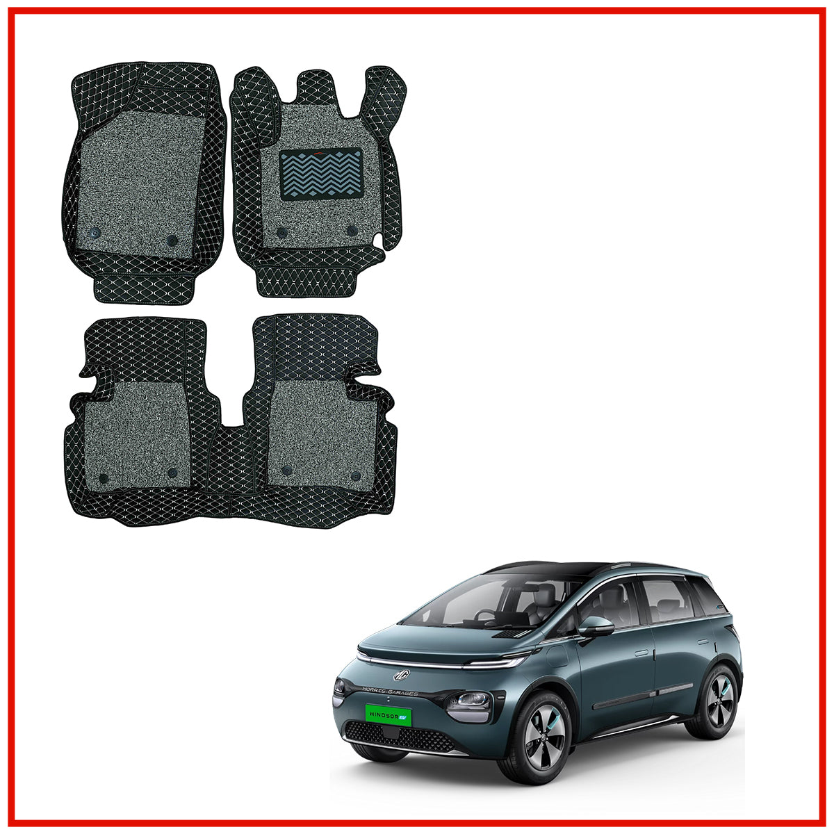 7D Floor Foot Mats For MG Windsor