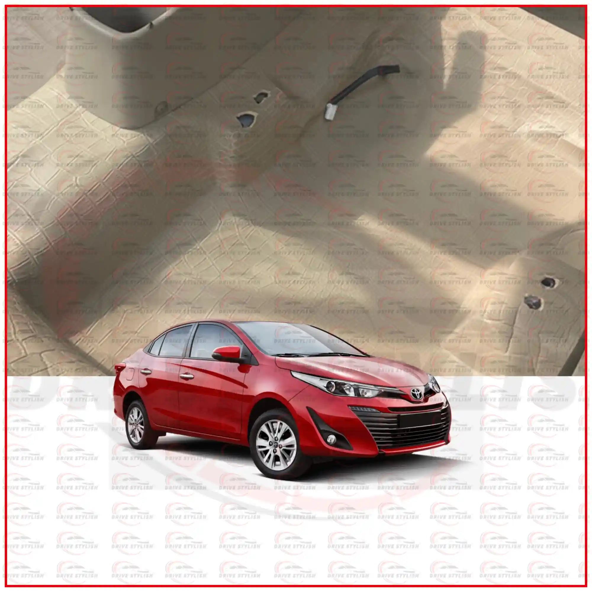 Car Flooring Lamination for the Toyota Yaris