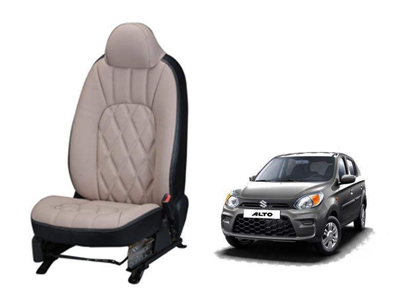 Maruti Suzuki Alto-800 Threading SERIES 3D CUSTOM ART LEATHER CAR SEAT COVERS