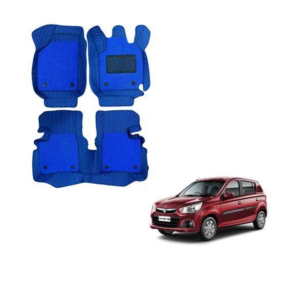 Maruti Suzuki Alto K10 Deluxe Foot Mats - Blue Colour