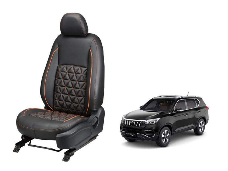 Mahindra Alturas Diamond Series 3D Custom Nappa Leather Car Seat Covers