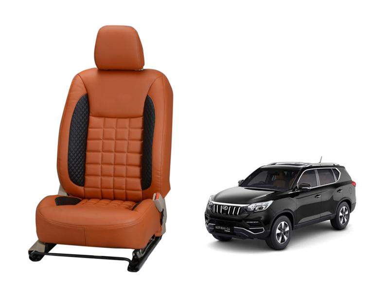 Mahindra Alturas Prism Series 3D Custom Nappa Leather Car Seat Covers