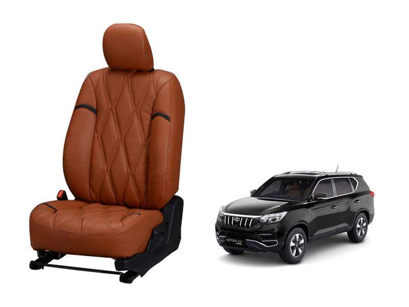 Mahindra Alturas Kite Series 3D Custom Nappa Leather Car Seat Covers