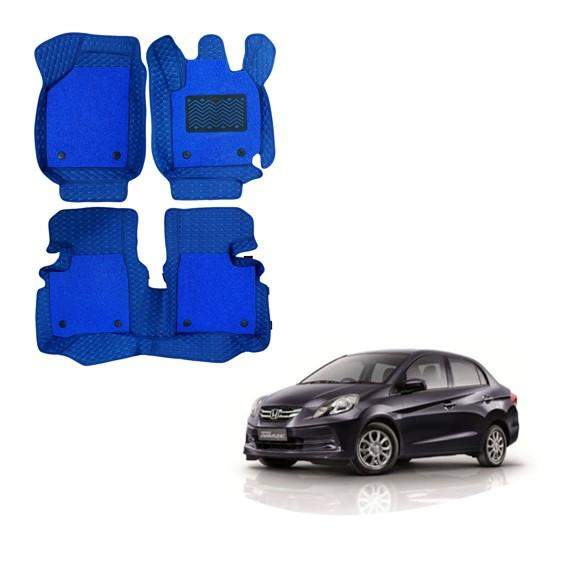 Honda Amaze (2012) Superior Floor Mats - Blue Colour