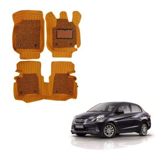 Honda Amaze (2012) Illustrious Foot Mats - Tan Colour