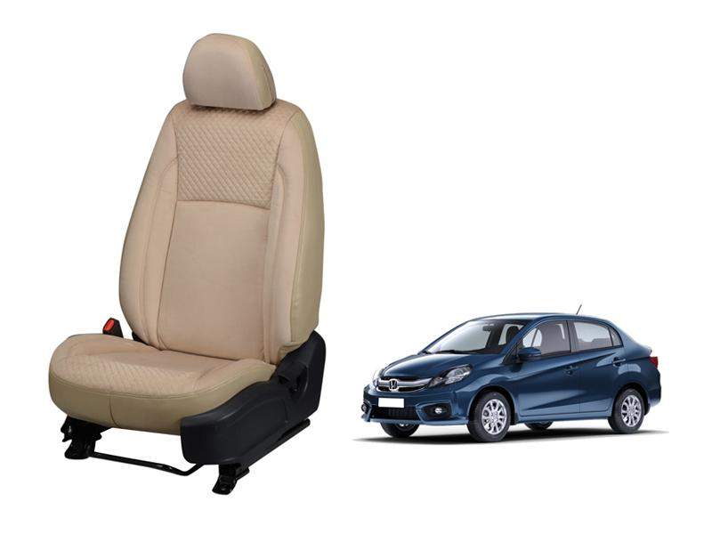 Honda Amaze (2016) Full Bucket Seat Cover - Velvet Series