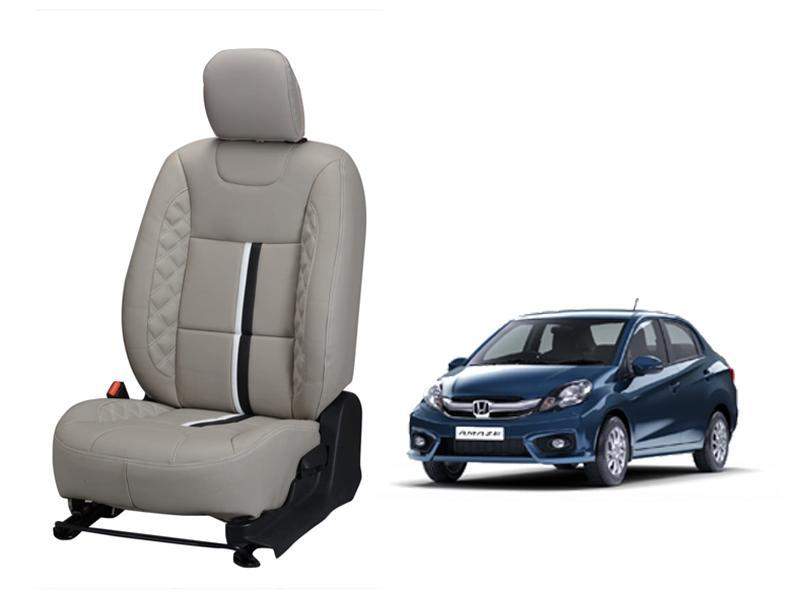 Honda Amaze (2016) Nappa Leather Seat Cover - Center Line Design