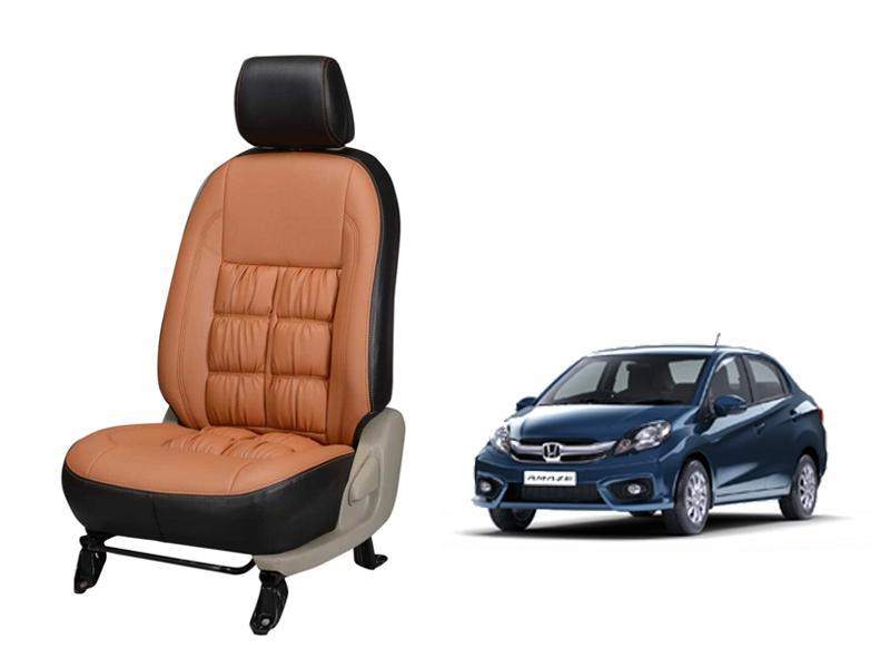 Honda Amaze (2016) Stallion Leather Seat Cover - Comfort Series