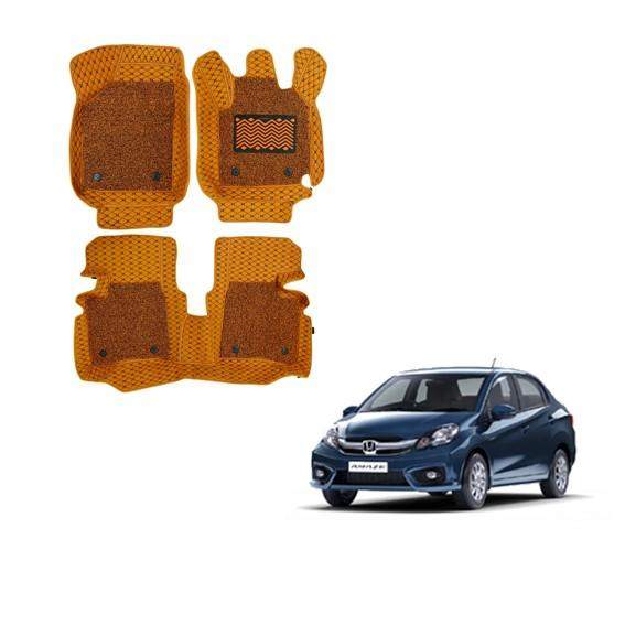 Honda Amaze (2016) Illustrious 7D Boot Mat - Tan Colour