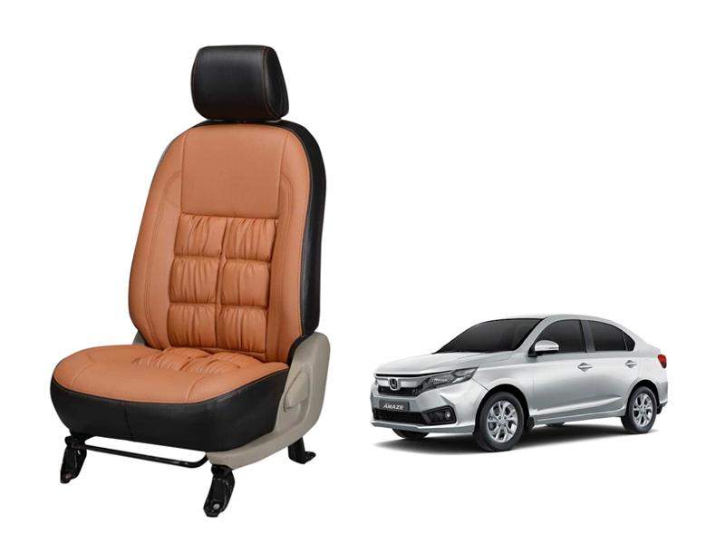 Honda Amaze (2018) Stallion Leather Seat Cover - Comfort Series