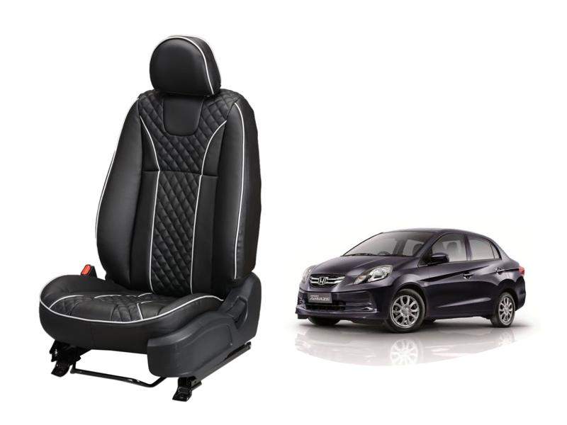 Honda Amaze (2012) Art Leather Seat Cover Moon Design