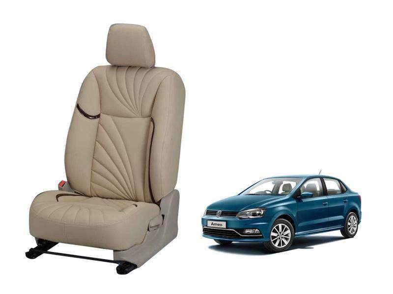 Volkswagen Ameo Dove Series 3D Custom Nappa Leather Car Seat Covers